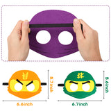 DoreHoan 12Pcs Cartoon Masks Dress Up Costume Masters Pretend Play Accessories Cartoon Themed Birthday Party Favors Game Toy Mask Photo Booth Props Cartoon Party Supplies for Kids