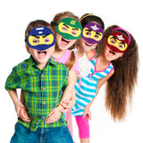 DoreHoan 12Pcs Cartoon Masks Dress Up Costume Masters Pretend Play Accessories Cartoon Themed Birthday Party Favors Game Toy Mask Photo Booth Props Cartoon Party Supplies for Kids